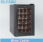 double refroidisseur de vin de la zone 50L avec le système de refroidissement 2 thermoélectrique fournisseur